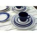 Ver imagem 5 de Jogo Pratos Rasos Fundos e Sobremesa 18 Peças Biona Colb Oxford® Cerâmica