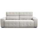 Ver imagem 3 de Sofá 3 Lugares Retrátil Reclinável para Sala de Estar 250cm Udine F04 Linho Cinza Claro - Lyam Decor