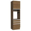 Ver imagem 1 de Torre Quente Armário de Cozinha 60 cm 1 Porta 3 Gavetas Rustic Glamy Madesa