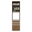 Ver imagem 5 de Torre Quente Armário de Cozinha 60 cm 1 Porta 3 Gavetas Rustic Glamy Madesa