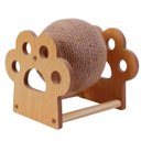 Ver imagem 1 de Arranhador Gato Pet Felino Bolinha Brinquedo Rasqueavel Sisal Relaxante Divertida Antiestresse Petsh