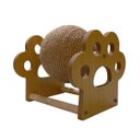 Ver imagem 2 de Arranhador Gato Pet Felino Bolinha Brinquedo Rasqueavel Sisal Relaxante Divertida Antiestresse Petsh