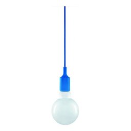 Pendente Lâmpadas Soquete E27 Bivolt Cabo 1m 1º Linha:azul - 6