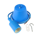 Ver imagem 1 de Pendente Lâmpadas Soquete E27 Bivolt Cabo 1m 1º Linha:azul