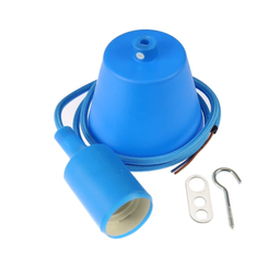 Pendente Lâmpadas Soquete E27 Bivolt Cabo 1m 1º Linha:azul - 1