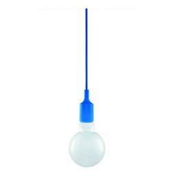Pendente Lâmpadas Soquete E27 Bivolt Cabo 1m 1º Linha:azul - 7