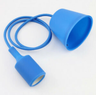 Pendente Lâmpadas Soquete E27 Bivolt Cabo 1m 1º Linha:azul - 5