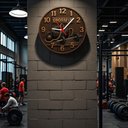 Ver imagem 2 de Relógio de Parede - Academia Crossfit(68)-efeito 3d -25x25x2cm