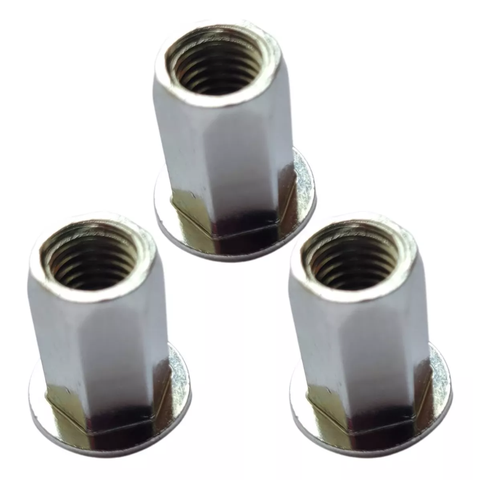 Rebite M4 Aba Plana Sext. Zb 500pçs