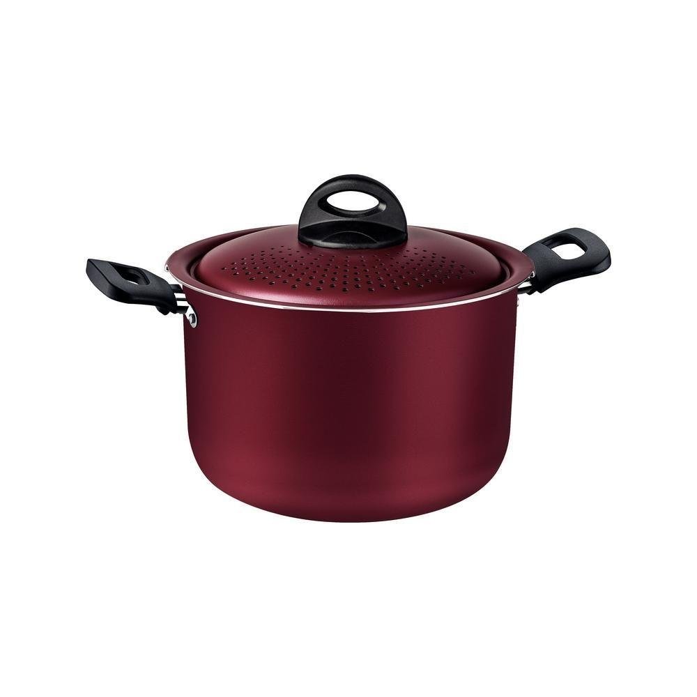 Espagueteira 22 Cm 5,7l Loreto Antiaderente Vermelho