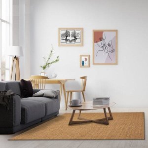 Tapete Sisal Natural 2,50Mx3,00m Liso Apaeb
