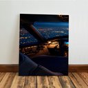 Ver imagem 2 de Kit 3 Quadro Decorativo Avião Cockpit Cabine Aviação Piloto 28x20cm
