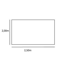 Tapete Sisal para Sala de Estar L15 Liso 2,00Mx2,50m Apaeb - 4