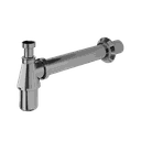 Ver imagem 1 de Sifão Registro de Lavatório Cromado 1680 1x1.1/2 Fani