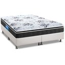 Ver imagem 1 de Cama Box Queen: Colchão Espuma Probel D40 Guarda Costas Premium Hiper Firme + Base CRC Courano