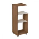 Ver imagem 2 de Estante para Livros Bis 2 Prateleiras Cinamomo/off White - Pnr