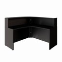 Ver imagem 2 de Balcão Atendimento c/ Tampo Superior Recepção Escritório F5 Cor:Preto