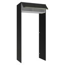 Ver imagem 5 de Porta-geladeira 103 Cm 1 Porta Basculante Preto/branco/preto Lux Madesa