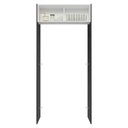 Ver imagem 4 de Porta-geladeira 103 Cm 1 Porta Basculante Preto/branco/preto Lux Madesa