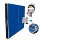 Ver imagem 1 de Mesa Ping Pong Mdp 15mm Klopf 1001 + Kit Raquetes e Bolas Klopf 5055 + Rede Retratil Oficial