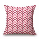 Ver imagem 1 de Almofada Chevron Vermelho