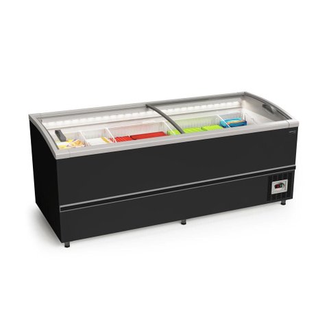 Câmara Horizontal Expositor Ilha Premium -18ºc Inverter Degelo 190cm Eipr1900 220v - Refrimate