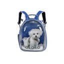 Ver imagem 2 de Mochila Bolsa Santino PET JOY Com Visor Poliéster Cachorro gato Original Viagem SAT3U Azul