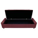 Ver imagem 5 de Kit Cabeceira e Calçadeira Baú Casal Everest P02 140 cm para cama Box Suede - Doce Sonho Móveis KIT