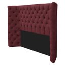 Ver imagem 2 de Kit Cabeceira e Calçadeira Baú Casal Everest P02 140 cm para cama Box Suede - Doce Sonho Móveis KIT