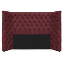Ver imagem 4 de Kit Cabeceira e Calçadeira Baú Casal Everest P02 140 cm para cama Box Suede - Doce Sonho Móveis KIT