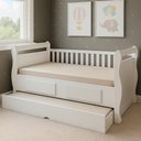 Ver imagem 1 de Bicama Infantil 100% MDF Vicky Espresso Móveis Branco/Brilho