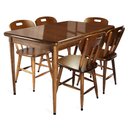 Ver imagem 1 de Mesa de Madeira Retangular com 5 Cadeiras para Apartamento Pequeno