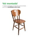 Ver imagem 5 de Mesa de Madeira Retangular com 5 Cadeiras para Apartamento Pequeno