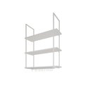 Ver imagem 2 de Prateleira Decorativa Londres 80 Cm Branco