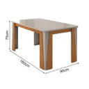 Ver imagem 4 de Mesa de Jantar Ópera 6 Lugares Naturalle e Off White para Ambientes Modernos