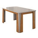 Ver imagem 2 de Mesa de Jantar Ópera 6 Lugares Naturalle e Off White para Ambientes Modernos