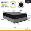 Ver imagem 5 de Cama Box com Colchão de Espuma D45 Pillow Top Suport Prime Queen 158cm