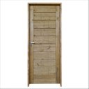 Ver imagem 3 de Kit Porta de Madeira Maciça Ekos 210x82cm Batente 18cm Abertura Direita Natural  Uniportas