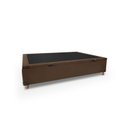 Ver imagem 4 de Base Baú Solteiro Suede 88x188x35cm Smart Marrom