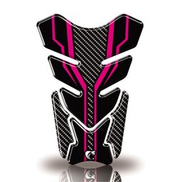 Protetor de Tanque Adesivo Moto Cg Twister Factor Fazer Gsx-s Cobra Motoparts Preto Pink - 1