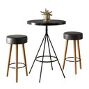 Ver imagem 2 de Kit Mesa com 2 Banquetas Lisboa Preto