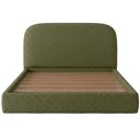 Ver imagem 7 de Cama Casal Flutuante com Cabeceira 140cm Aura W01 Linho Verde - Lyam Decor