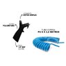Mangueira Espiral Pu 3,5 Mts X 8mm + Bico Passar Ar Limpeza Ppq - 2