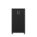 Ver imagem 2 de Armário Multiuso Brisa 2 Portas com Prateleiras Black