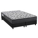Ver imagem 1 de Cama Box Queen: Colchão Anatômico Ortobom D33/EP ISO 100 Ultra Firme + Base CRC Suede Gray(