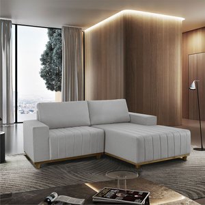 Sofá Boreal de 185cm B25 Chaise Lado Direito Meu Sofá Online