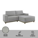 Ver imagem 4 de Sofá Boreal de 185cm B25 Chaise Lado Direito Meu Sofá Online