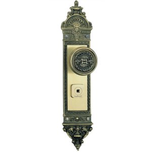 Fechadura Externa Quadrichave Tetra 55mm Latão Colonial Romano com Espelho 55-001 Lo Lockwell