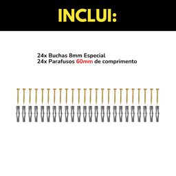 Kit 4 Cabideiros Arara Fixa Parede 1 Metro Lojas Residências Aço Resistente para Organização Roupas - 2