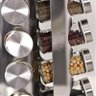 Porta Condimentos Giratório Aço Inox 20 Potes para Especiarias - 4